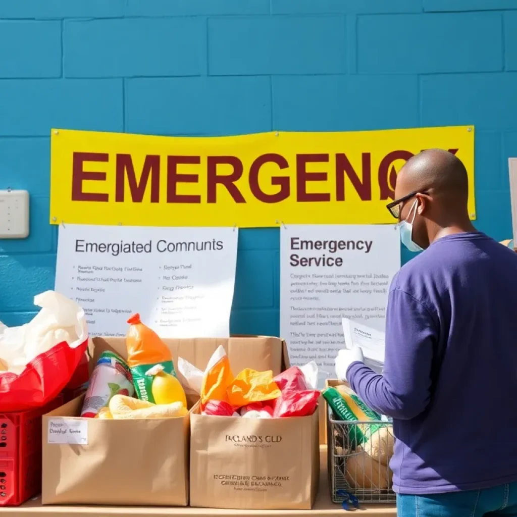 Emergency food assistance for SNAP beneficiaries in Louisiana