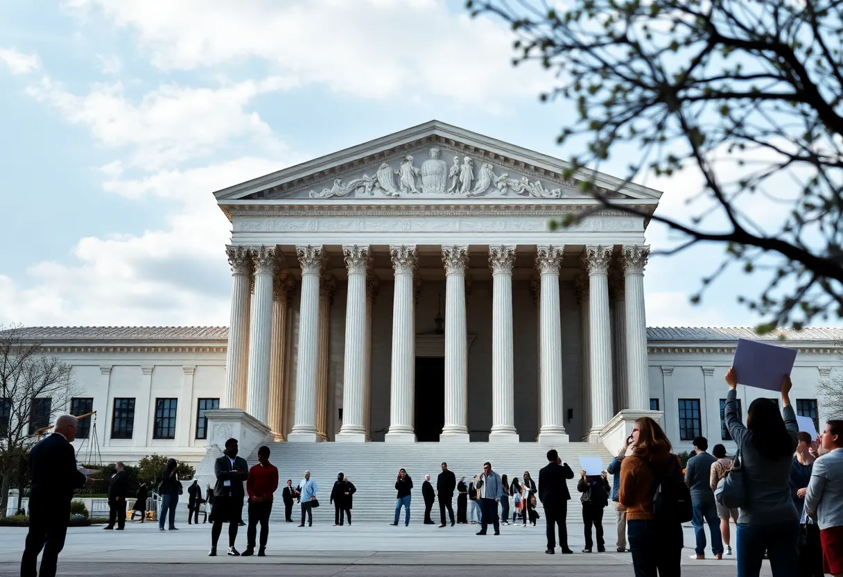 U.S. Supreme Court building symbolic of voting rights